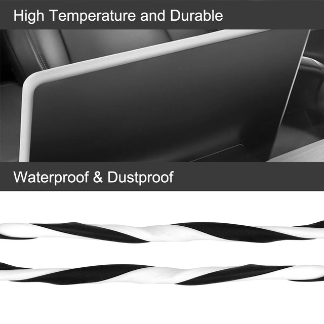 Screen Protector For Tesla Model 3 Y Car Player Rim Covers Silicone Navigation Radio Audio Frame Edge Guards Auto Accessories