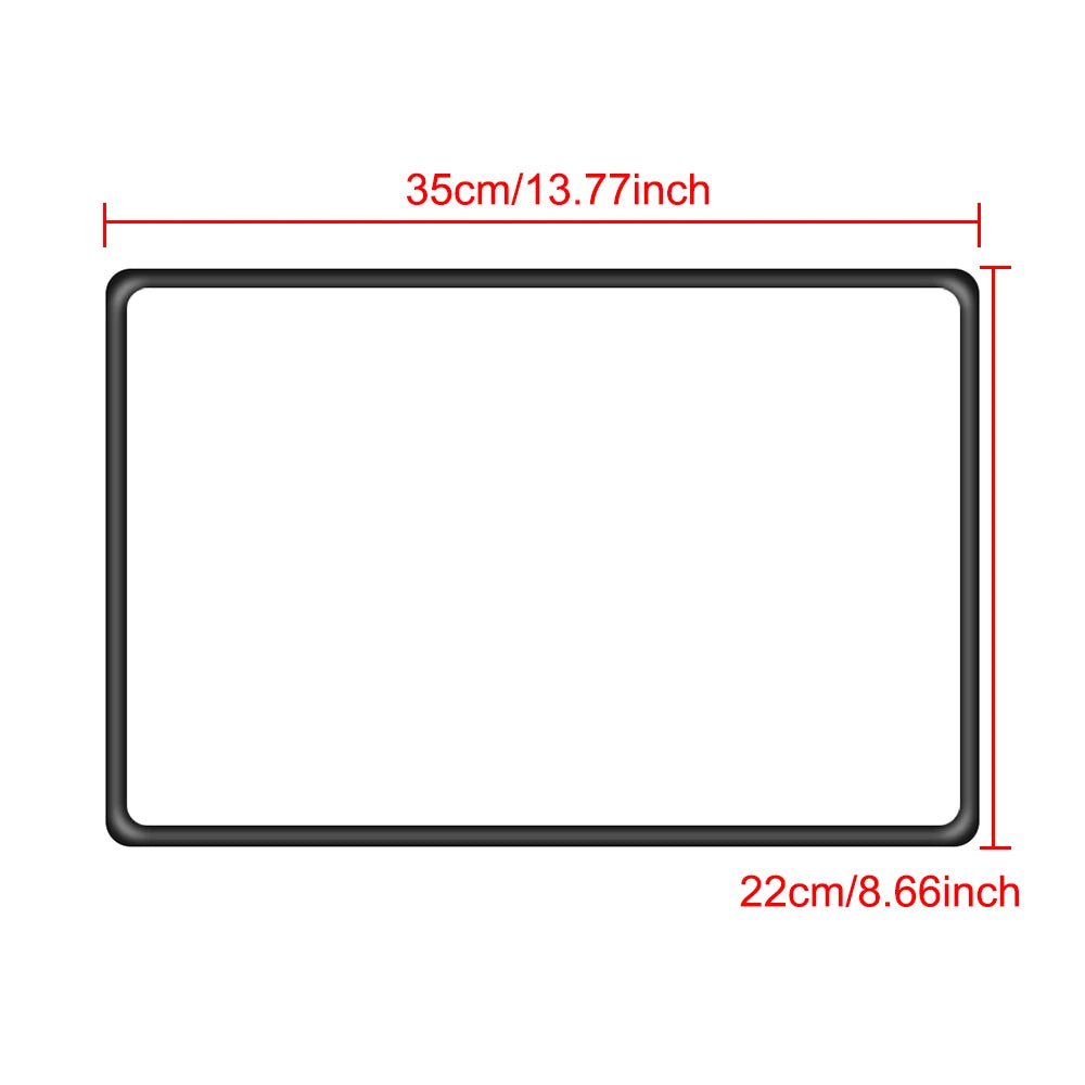 Screen Protector For Tesla Model 3 Y Car Player Rim Covers Silicone Navigation Radio Audio Frame Edge Guards Auto Accessories